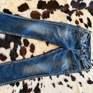 Silver Suki Mid Capri Jeans